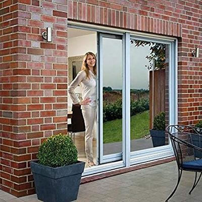 얼음 유리 알루미늄 슬라이딩 도어 먼지 저항성 및 애노디화 마감