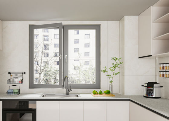 SZG 공간 절약 알루미늄 외부로 개방 창문 최대 공기 순환