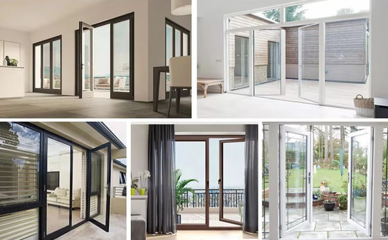 파우더 코팅 알루미늄 스윙 도어