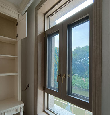 이중 유리 알루미늄 스윙 윈도우 맞춤형 스윙 유리 창