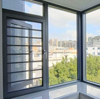 사용자 정의 할 수 있는 알루미늄 스윙 윈도우 파우더 코팅 케이스먼트 스윙 윈도우