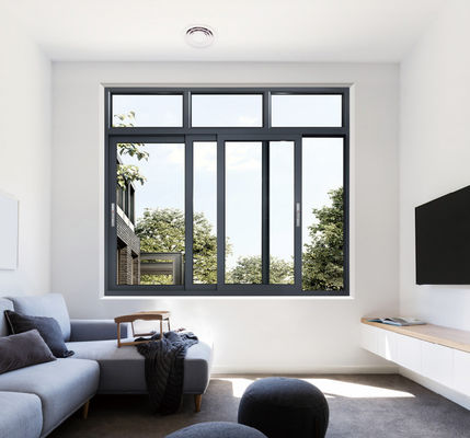 가열 된 라미네이트 알루미늄 슬라이딩 윈도우 안전 알루미늄 유리 슬라이딩 윈도우