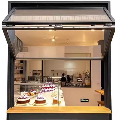 알루미늄 접이식 창문 소음 단열 이중 유리 및 고체 온화 유리