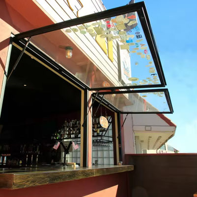 고 보안 알루미늄 프레임 기울기 및 턴 창문