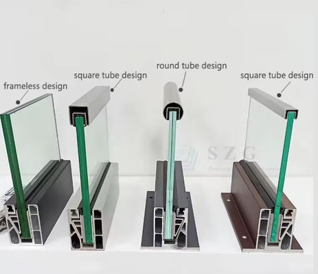 라멜 U 채널 글래스 발루스트라드