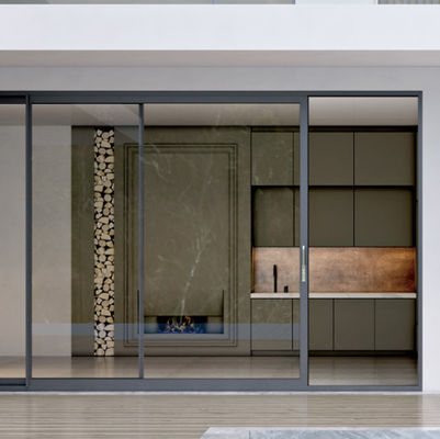 맞춤형 차원 알루미늄 슬라이딩 도어 단열 유리 이중 유리 슬라이딩 도어