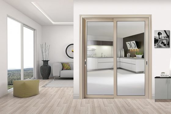 검은 태풍 저항 알루미늄 슬라이딩 도어 알루미늄 프레임 1.5 알루미늄 슬라이딩 도어