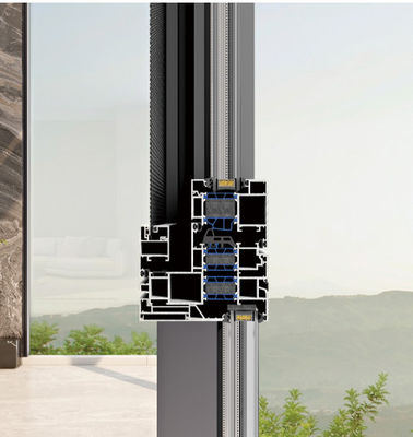 알루미늄 내구성 휘저기 열린 창문 laminated 유리 및 온화 격리 유리