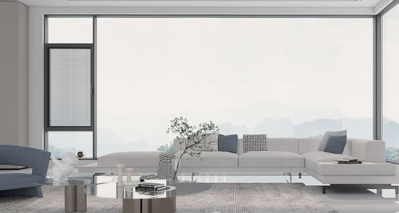 에너지 절감 알루미늄 스윙 윈도우 온화 유리 외부 캐시먼트 윈도우