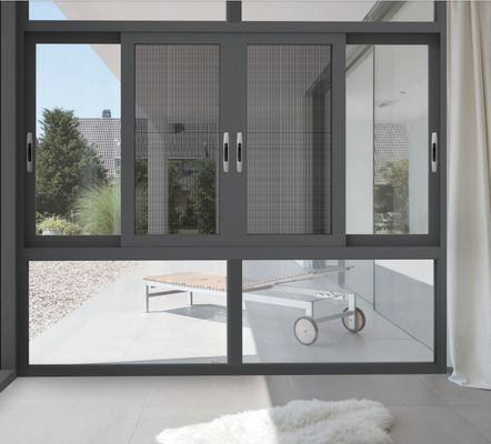 곤충 보호 를 위한 맞춤형 상업용 알루미늄 슬라이딩 창문