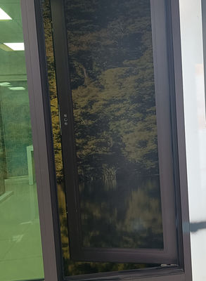 유행 알루미늄 스윙 창문 안오디화 된 완성 된 외향 개방 창문