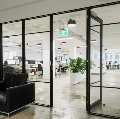 듀플 캐스먼트 알루미늄 프레임 스윙 도어