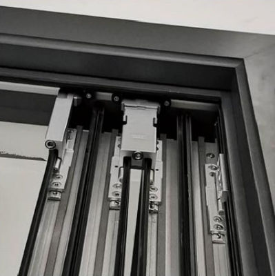 단열된 유리 알루미늄 접는 Patio 문 사용자 정의 알루미늄 양복 문 흰색