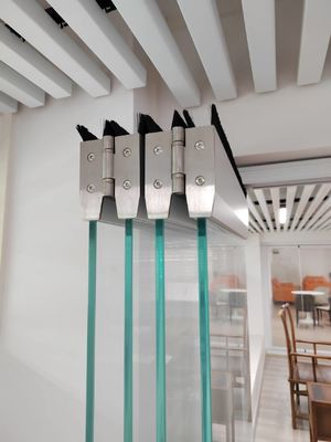 안전 템퍼드 글래스 검은 알루미늄 양복문 태풍 저항