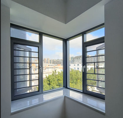 사용자 정의 할 수 있는 알루미늄 스윙 윈도우 파우더 코팅 케이스먼트 스윙 윈도우