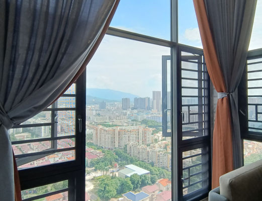 알루미늄 프레임 윙 아웃 윈도우 온화 격리 유리 사용자 정의