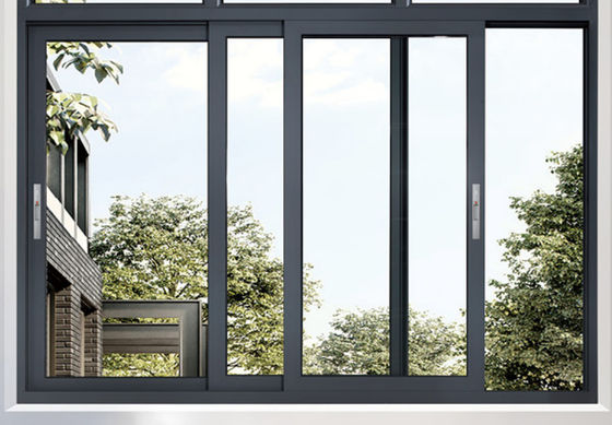 가열 된 라미네이트 알루미늄 슬라이딩 윈도우 안전 알루미늄 유리 슬라이딩 윈도우