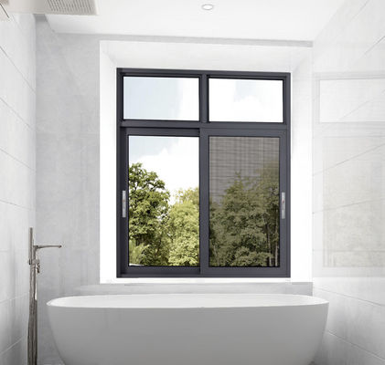 파우더 코팅 알루미늄 슬라이딩 윈도우 곤충 보호 이중 유리 슬라이딩 윈도우