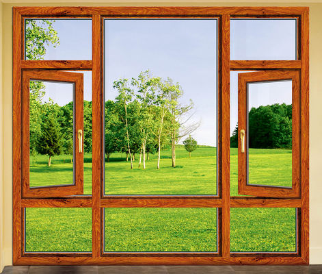 파우더 코팅 알루미늄 틸트 열 저항성 및 사운드 단열성으로 창문을 돌리십시오