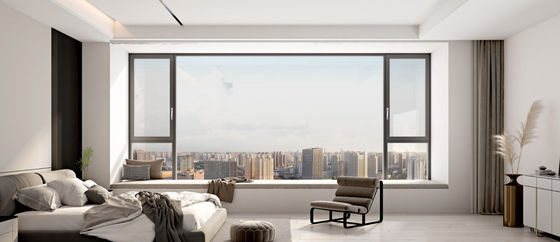 유연 알루미늄 기울기 및 돌기 안전 알루미늄 교체 창문