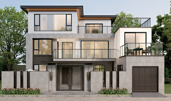 유연 알루미늄 기울기 및 돌기 안전 알루미늄 교체 창문