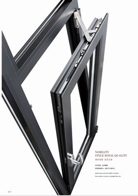 맞춤형 알루미늄 기울기 및 돌기 창문 단열 유리로 단열