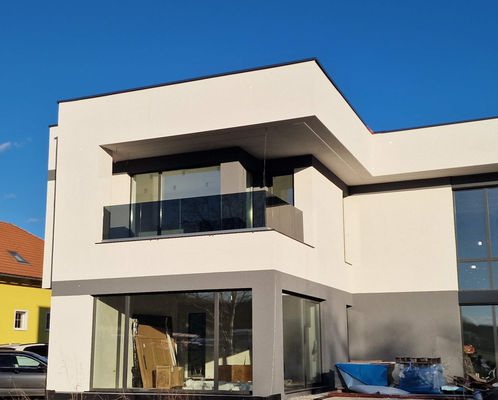 맞춤형 부드러운 프레임리스 유리 발루스트라드 먼지 방지 및 쉬운 청소