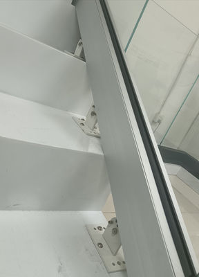 커스터마이징 가능한 12mm 알루미늄 U 채널 유리 릴링 304 SS 핸들레일 프레임 없는 유리 발루스트라드