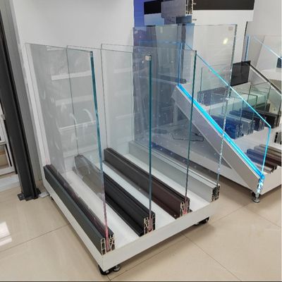 안정적인 800-1200mm 온화 유리 U 채널 시스템 안전과 미용을 위해 알루미늄 핸들