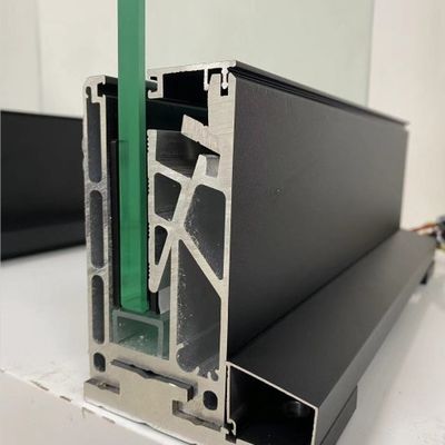 안정적인 800-1200mm 온화 유리 U 채널 시스템 안전과 미용을 위해 알루미늄 핸들