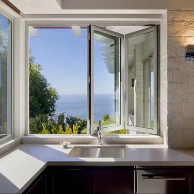 온도 조절 소리 격리 유리 두께를 조정할 수 있는 유리 창문 알루미늄 스테인레스 스틸 유리