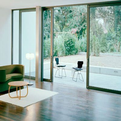 고품질 알루미늄 슬라이딩 유리문 다점 잠금 10년 보증 50년 수명