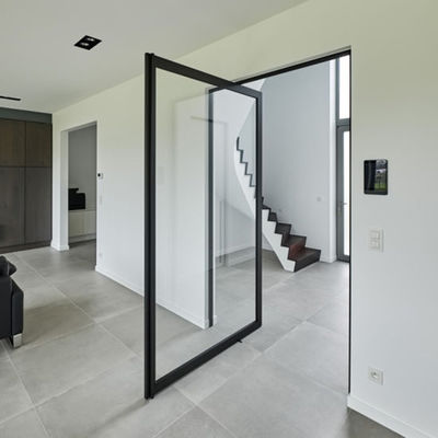 로우-E 유리형 유리 피브 프론트도어