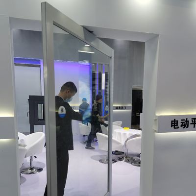 알루미늄 합금 프레임 럭셔리 디자인 라미네이트 온화 유리 피브 프론트도어 단일 및 이중 유리 유형에 맞춤형 크기로