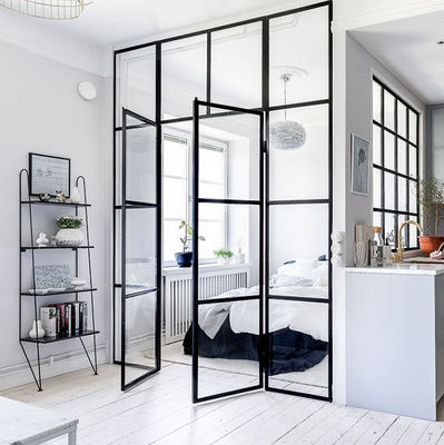 방수 및 음 절연 알루미늄 합금 1.4mm-3.0mm 프로필 두께의 문과 창