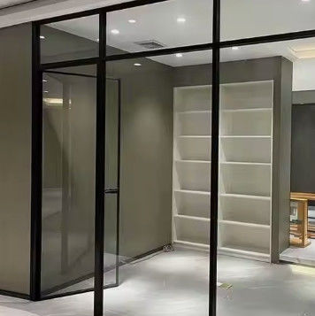 Y/N 곤충 보호 알루미늄 스윙 도어, 듀얼 템퍼드 맑은 유리창과 자기 잠금