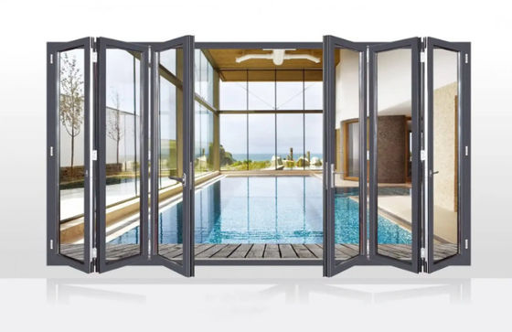 상업용 건물용 단열 유리 알루미늄 양복형 외관 문 에너지 설계