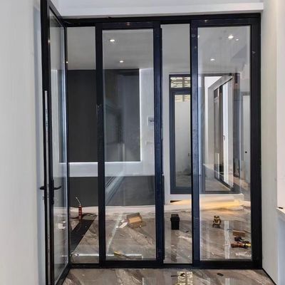 세련되고 현대적인 알루미늄 접이식 문, 10년 보증 및 맞춤형 표면 처리