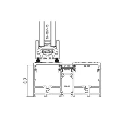스테인레스 스틸 내부 알루미늄 회전 문 맑은 유리와 1.8mm 프레임 두께