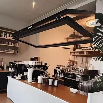 알루미늄 접이식 창문 소음 단열 이중 유리 및 고체 온화 유리