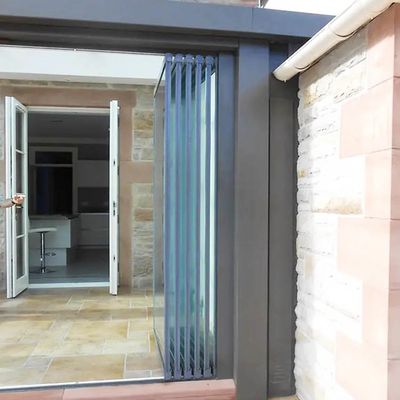 프레임리스 양면 접이식 이중창 도어 개폐식 유리 파티오 도어