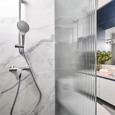 내부 유리 칸막이 문, 1.4mm 프로파일 두께, 반투명 유리, 50년 수명