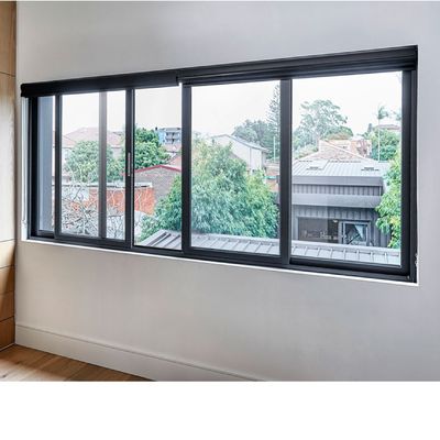 5년 이상의 보증이 있는 무거운 직무 수평 알루미늄 슬라이딩 창문