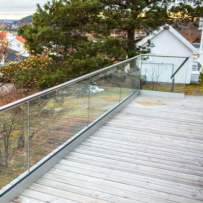 12mm 두꺼운 LED 유 채널 유리 릴링