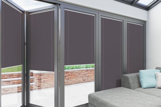 이중창 단열 루버 블레이드 스윙 새시 창 씰 (유리 사이의 내부 블라인드 액세서리 포함)